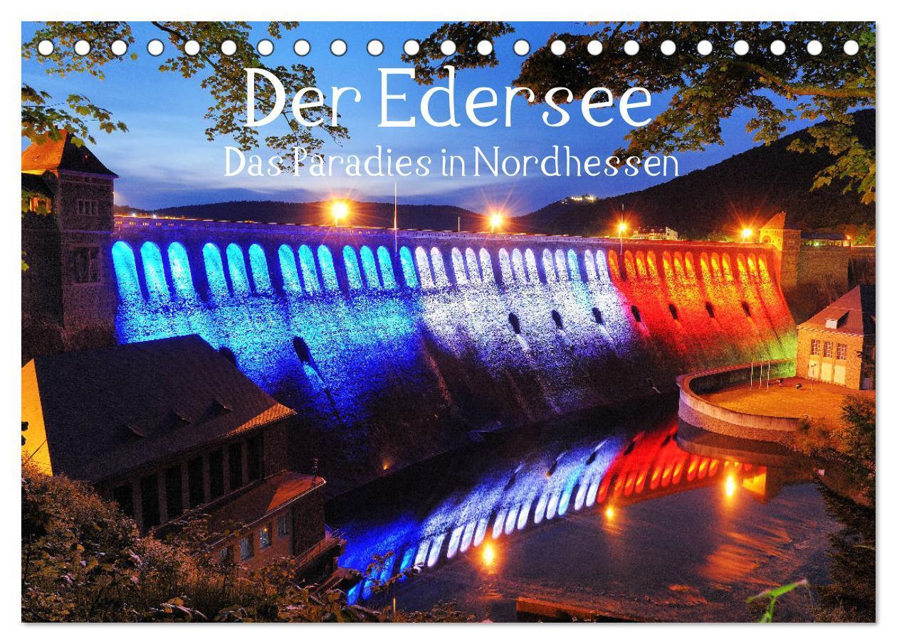 Cover: 9783675563698 | Der Edersee - Das Paradies in Nordhessen (Tischkalender 2024 DIN A5...
