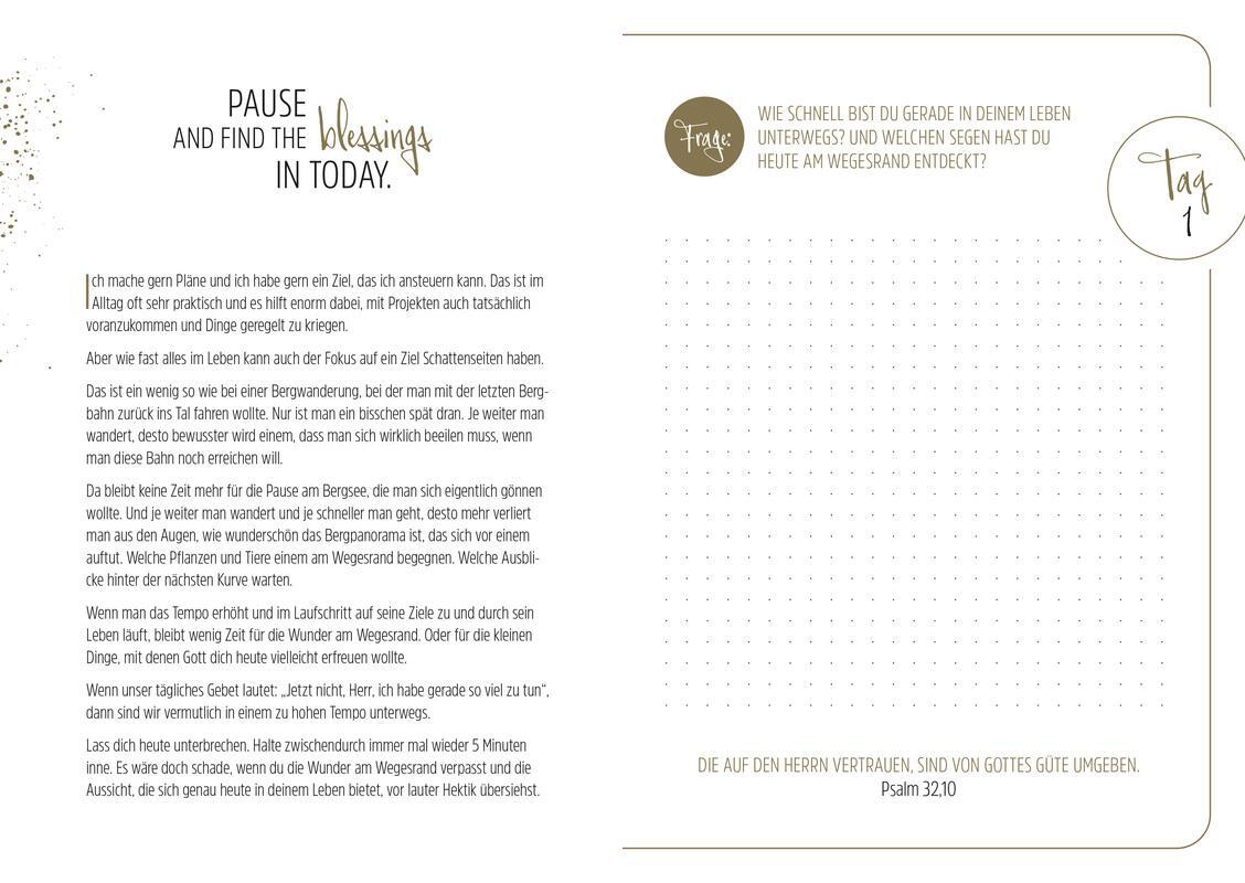 Bild: 9783789399039 | 100 Tage Grace &amp; Hope | Andachts-Journal | Annegret Prause | Buch