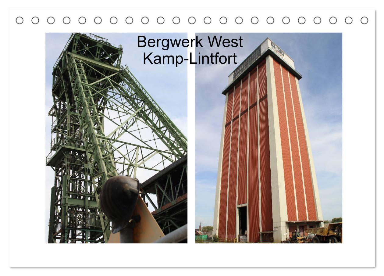 Cover: 9783435288366 | Bergwerk West Kamp-Lintfort (Tischkalender 2025 DIN A5 quer),...