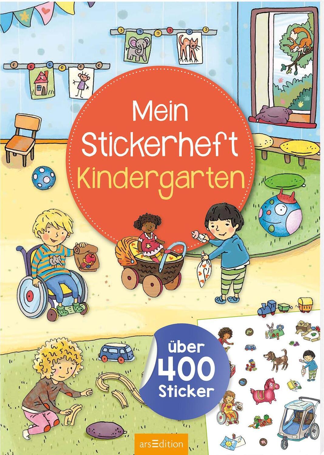 Cover: 9783845848518 | Mein Stickerheft - Kindergarten | Über 400 Sticker | Taschenbuch