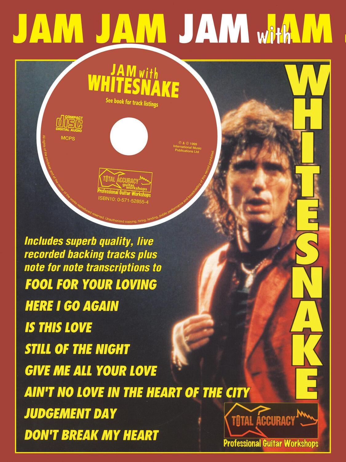 Cover: 9780571528554 | Jam With Whitesnake | UNKNOWN | Taschenbuch | Buch + CD | Englisch