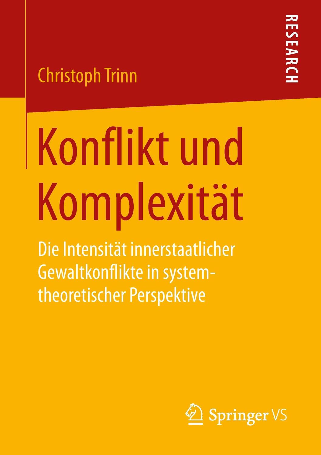 Cover: 9783658096434 | Konflikt und Komplexität | Christoph Trinn | Taschenbuch | Paperback