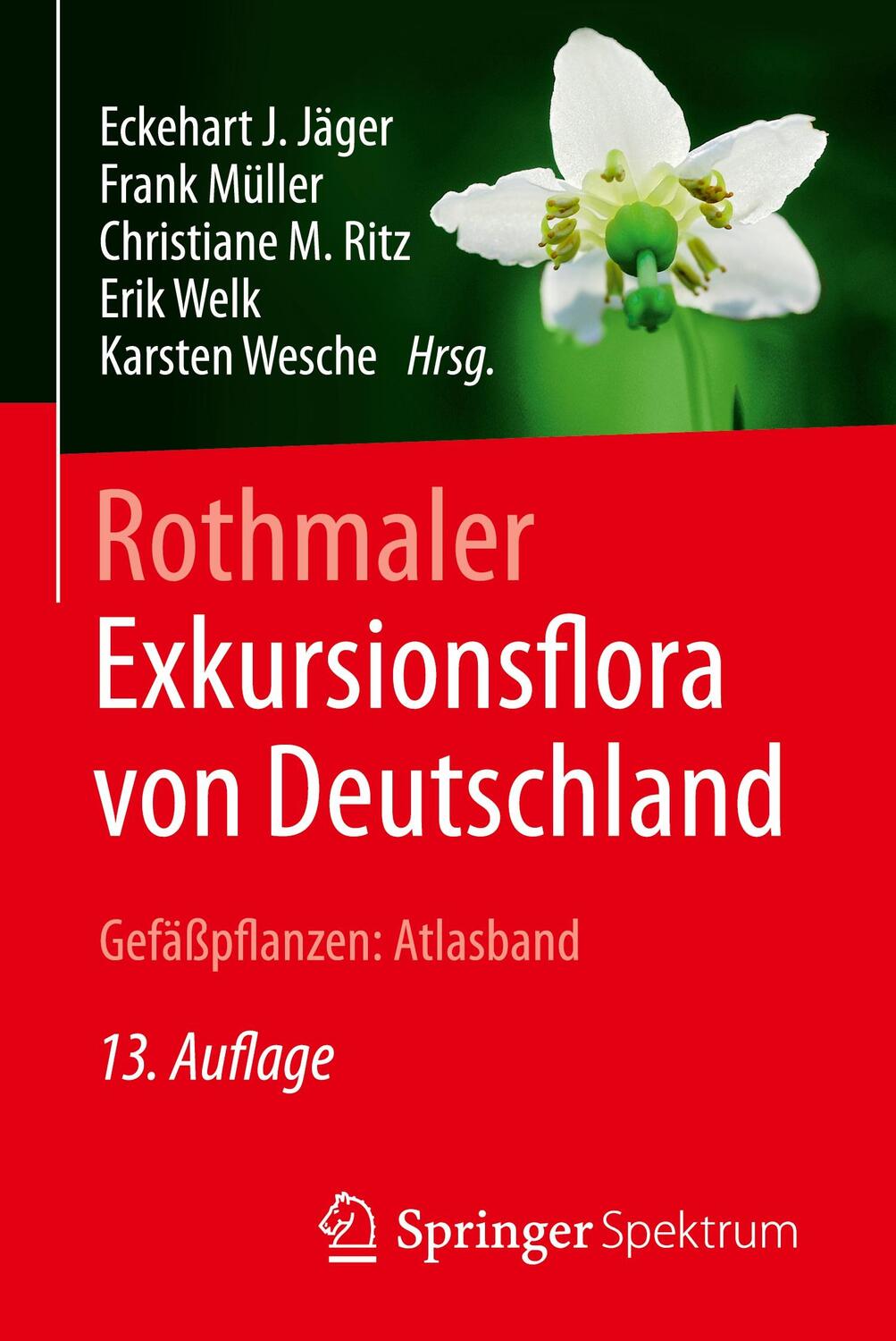 Cover: 9783662497098 | Rothmaler - Exkursionsflora von Deutschland, Gefäßpflanzen: Atlasband