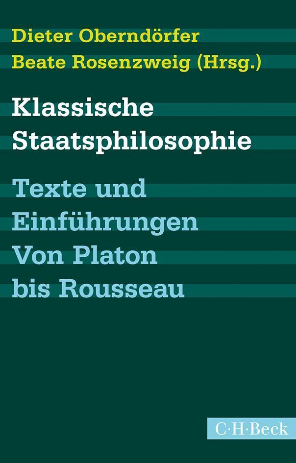 Cover: 9783406669088 | Klassische Staatsphilosophie | Dieter Oberndörfer (u. a.) | Buch
