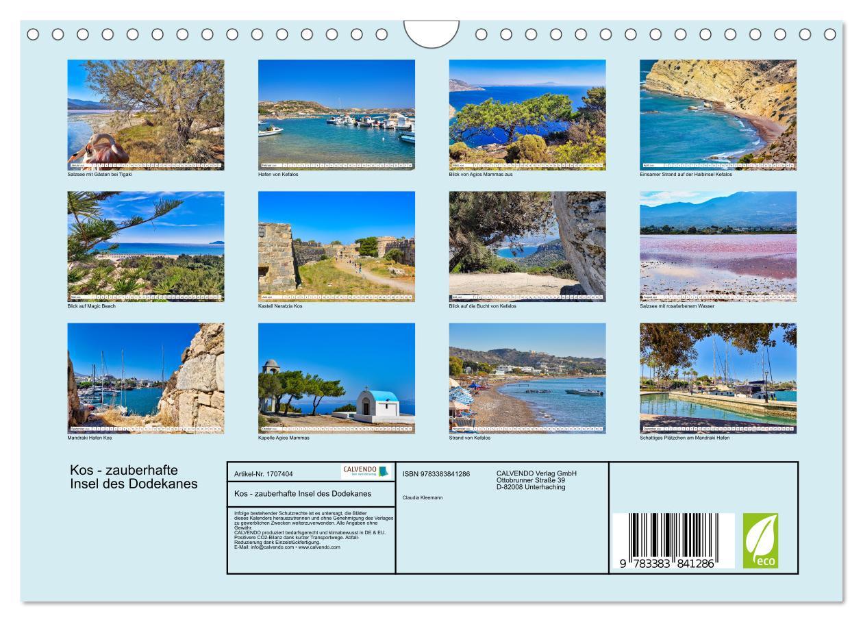 Bild: 9783383841286 | Kos - zauberhafte Insel des Dodekanes (Wandkalender 2025 DIN A4...