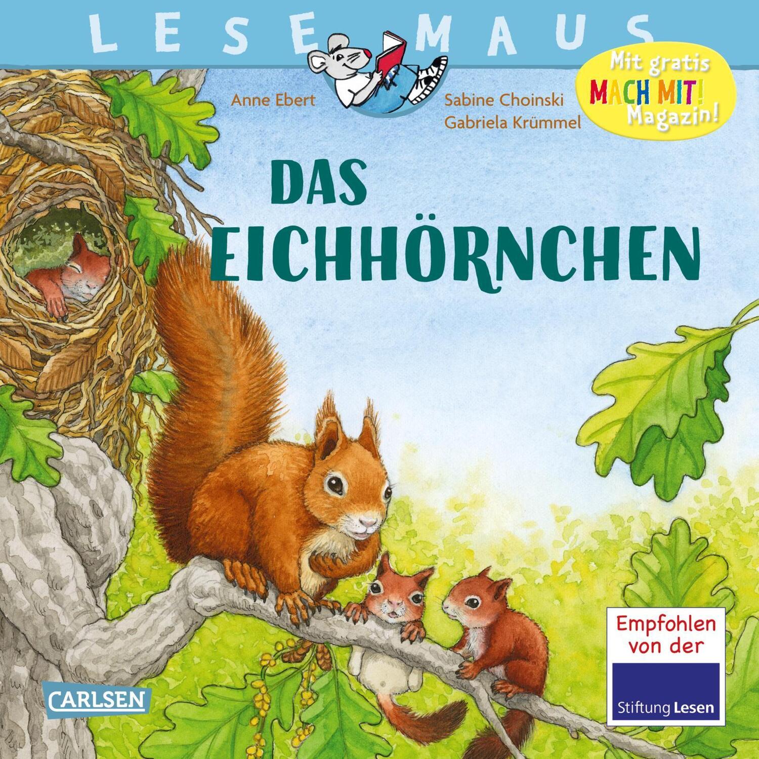 Cover: 9783551080172 | LESEMAUS 8: Das Eichhörnchen | Taschenbuch | Lesemaus | 24 S. | 2022