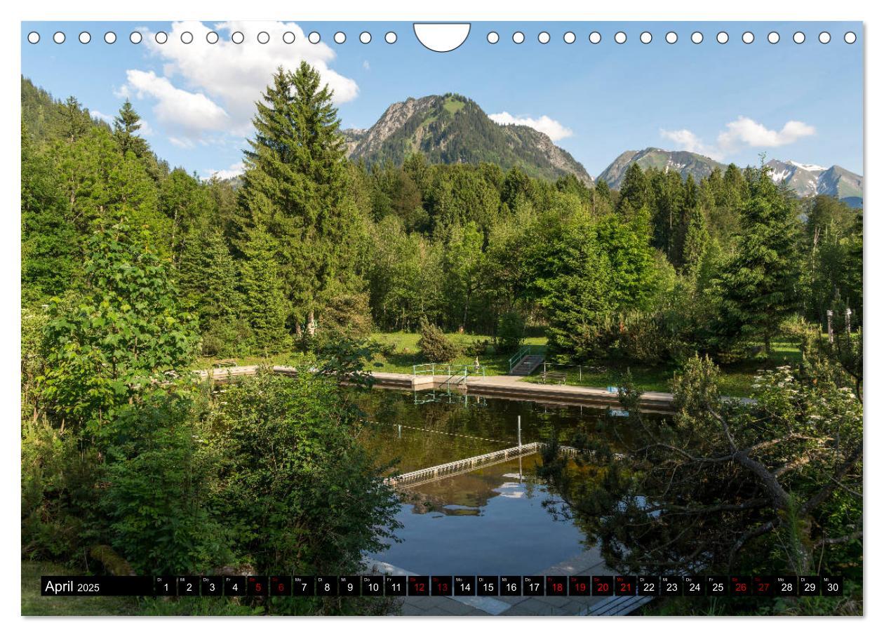 Bild: 9783435411580 | Oberstdorf und Umgebung (Wandkalender 2025 DIN A4 quer), CALVENDO...