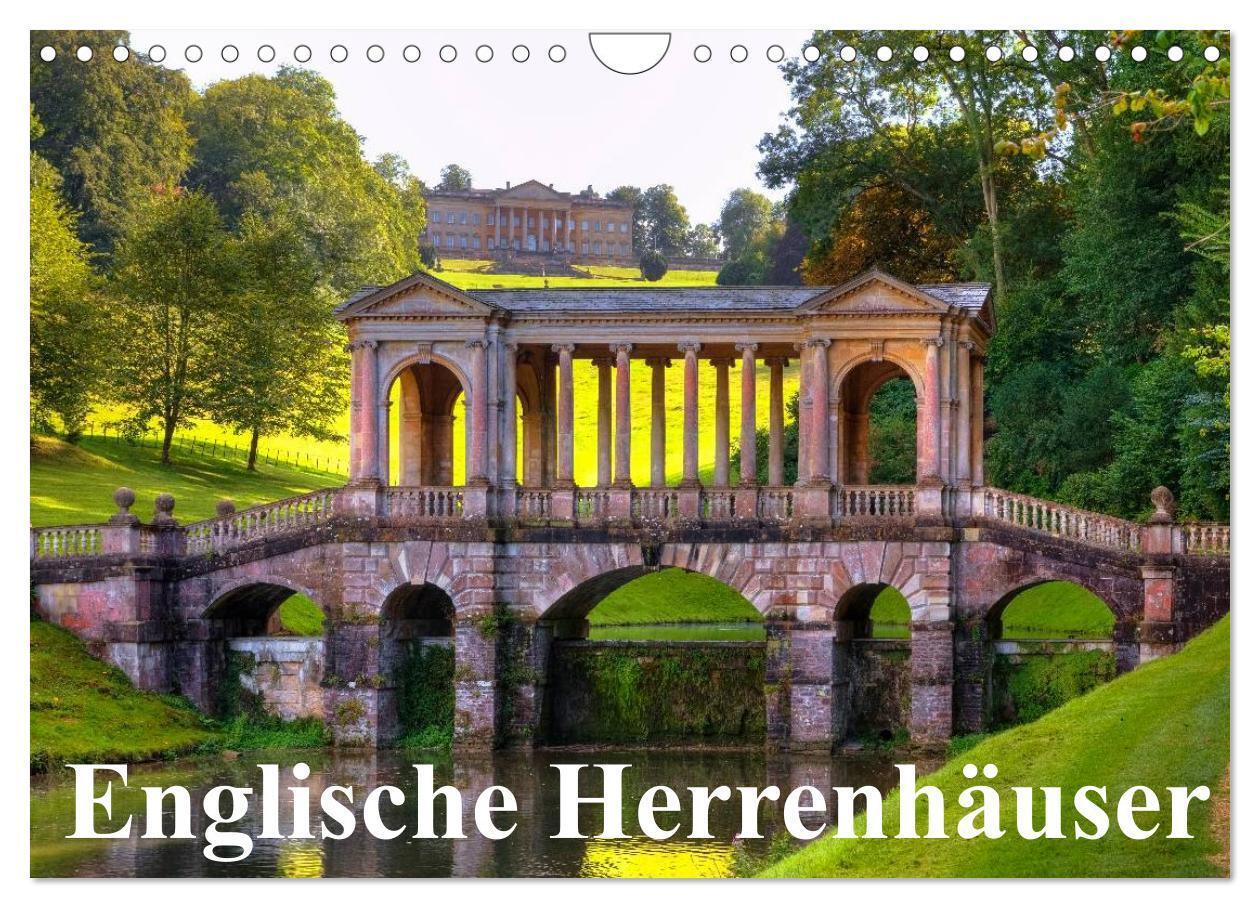 Cover: 9783675637627 | Englische Herrenhäuser (Wandkalender 2024 DIN A4 quer), CALVENDO...