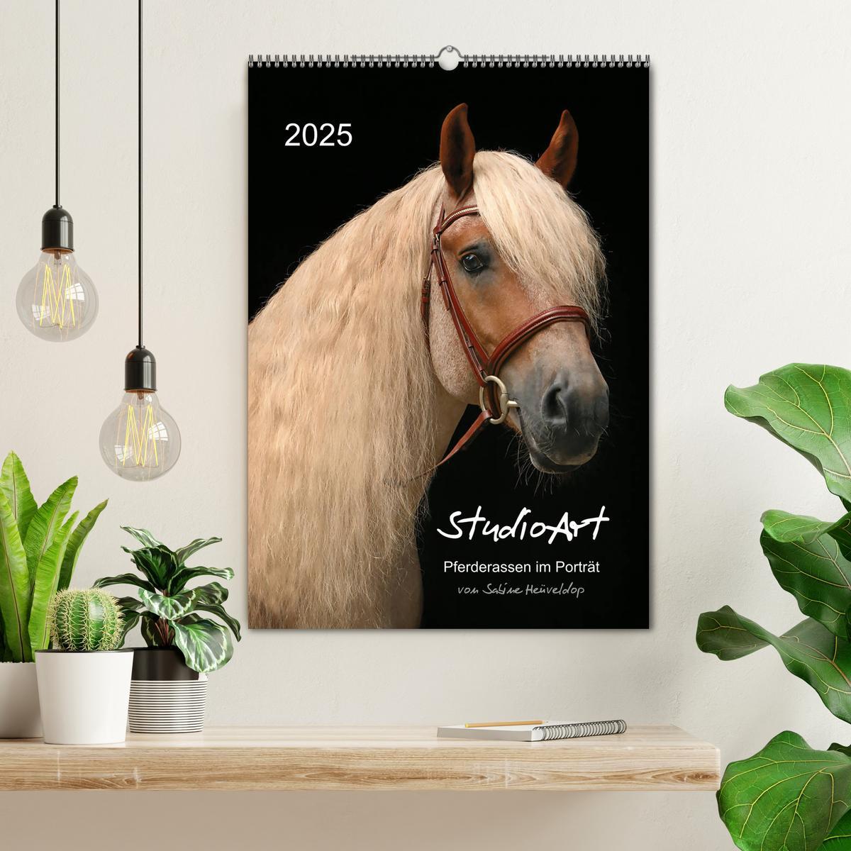 Bild: 9783435992577 | StudioArt Pferderassen im Porträt (Wandkalender 2025 DIN A2 hoch),...