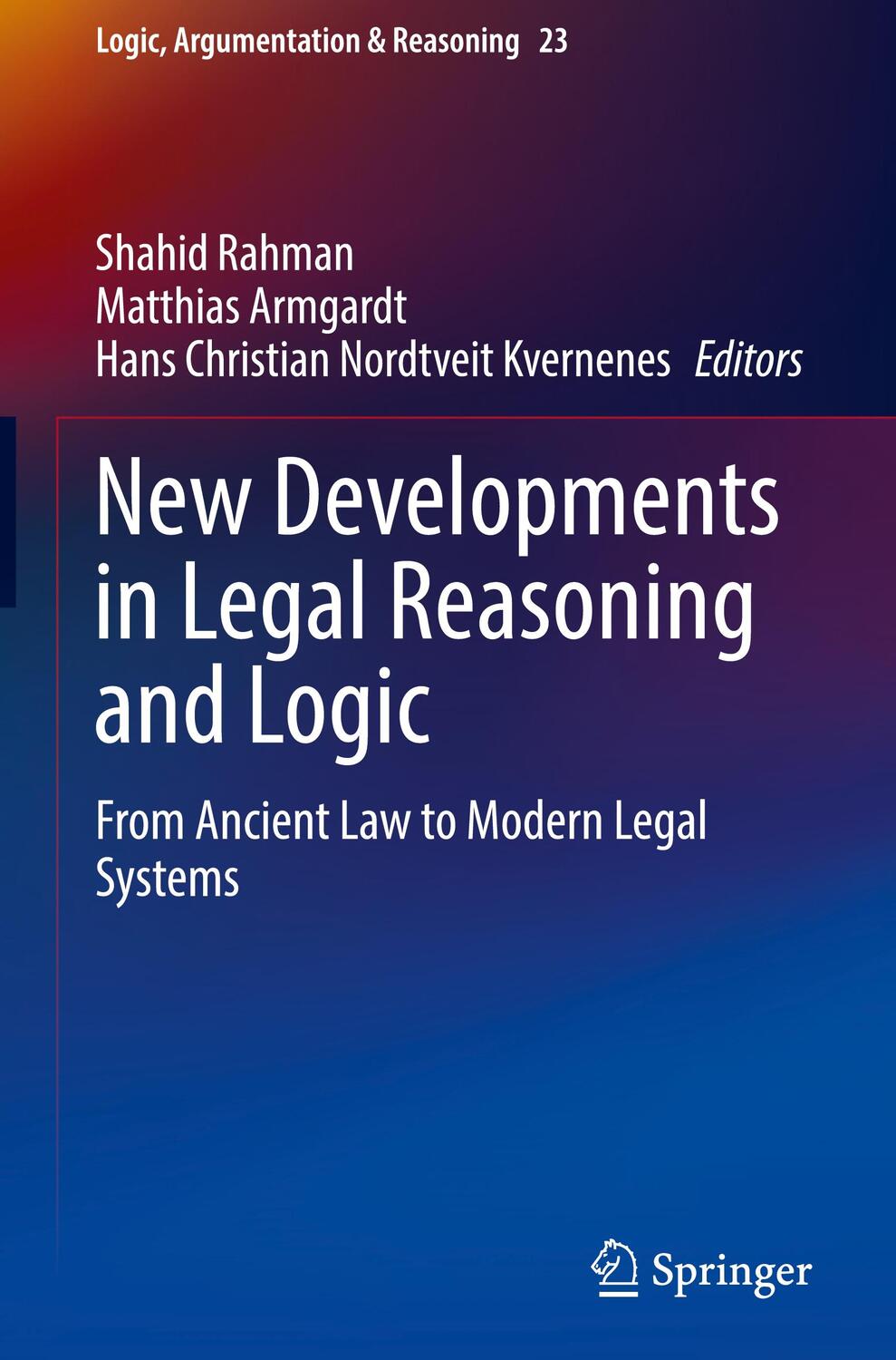 Cover: 9783030700836 | New Developments in Legal Reasoning and Logic | Shahid Rahman (u. a.)