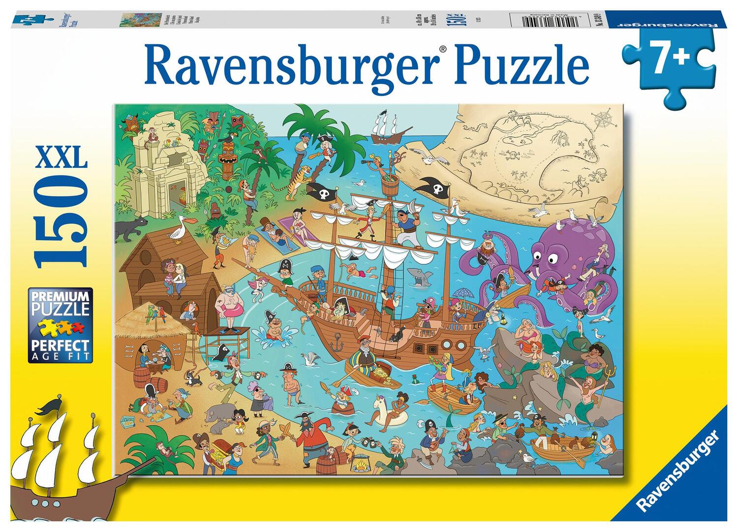 Cover: 4005556133499 | Ravensburger Kinderpuzzle - 13349 Die Piratenbucht - 150 Teile...