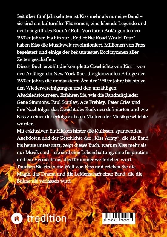 Rückseite: 9783384395832 | KISS | Die Legende hinter der Maske | Nikolaus Bettinger | Taschenbuch