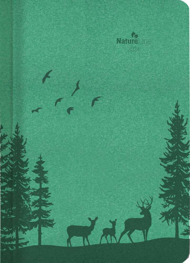 Cover: 4251732339869 | Buchkalender Nature Line Forest 2024 - Taschen-Kalender A5 - 1 Tag...