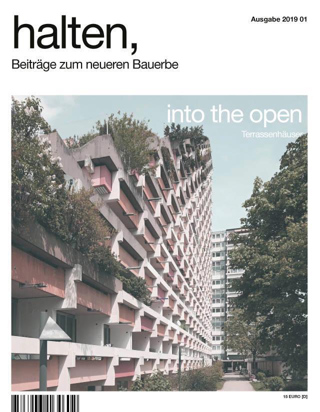 Cover: 9783943164602 | halten, Beiträge zum neueren Bauerbe 2019/ 01 | Andreas Putz | Buch