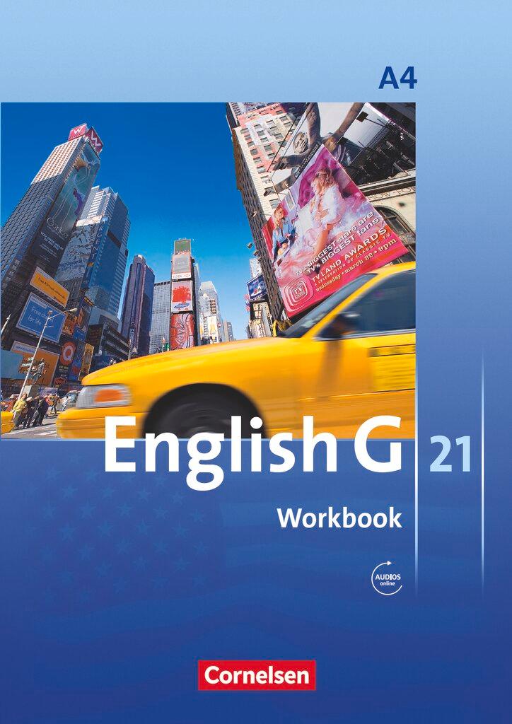 Cover: 9783060312344 | English G 21. Ausgabe A 4. Workbook mit Audios online | 8. Schuljahr