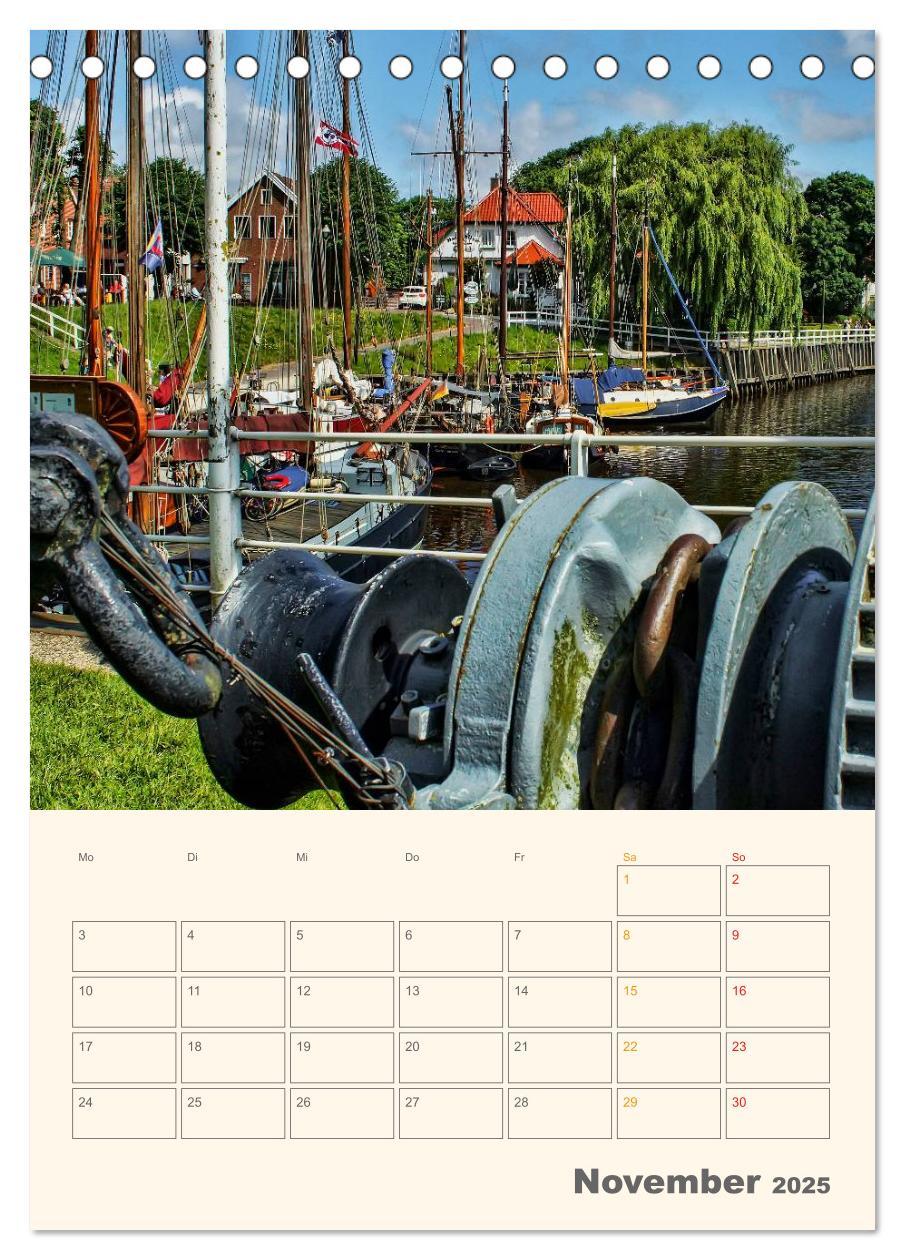 Bild: 9783457051405 | Ostfriesland - Carolinensiel, der Museumshafen (Tischkalender 2025...