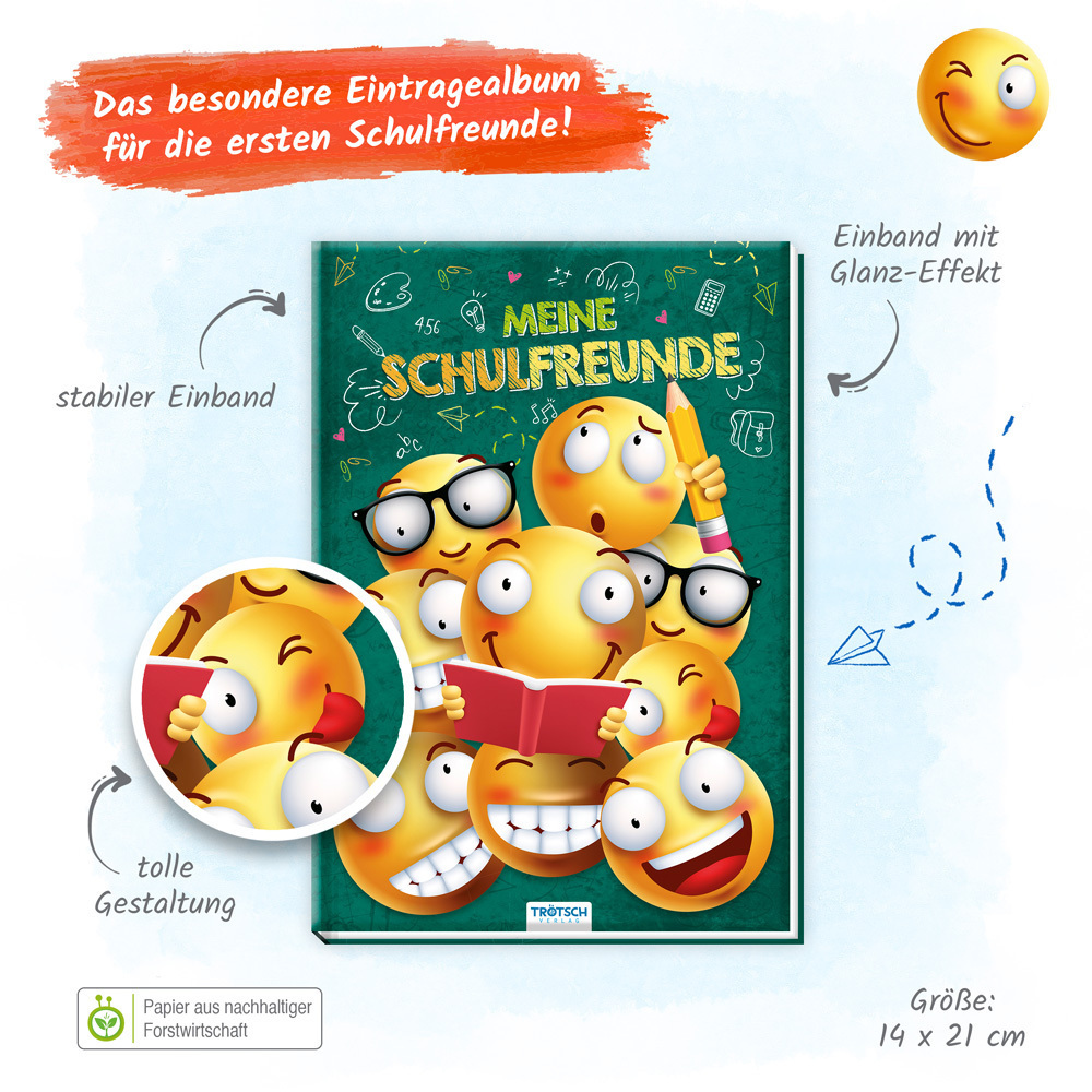 Bild: 9783965521483 | Meine Schulfreunde - Smile | Trötsch Verlag GmbH &amp; Co. KG | Buch