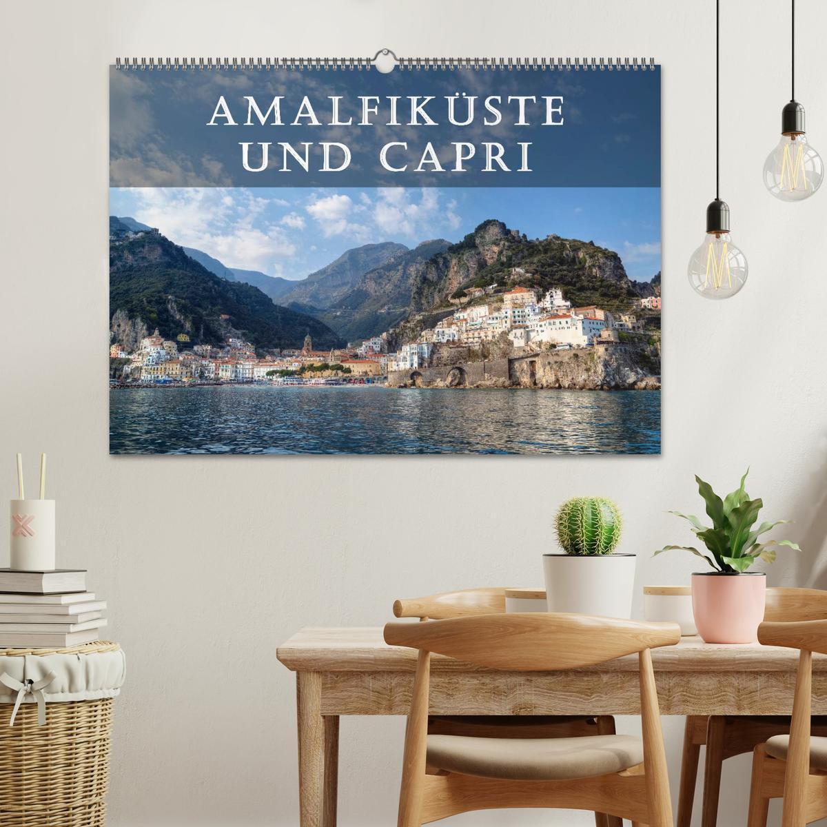 Bild: 9783435595501 | Amalfiküste und Capri (Wandkalender 2025 DIN A2 quer), CALVENDO...