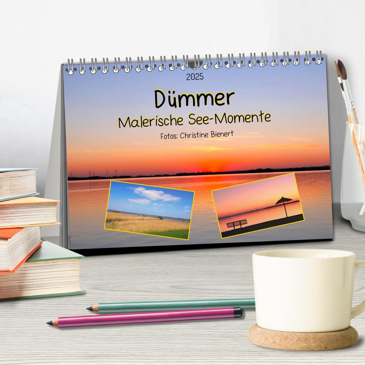 Bild: 9783383951787 | Dümmer, Malerische See-Momente (Tischkalender 2025 DIN A5 quer),...