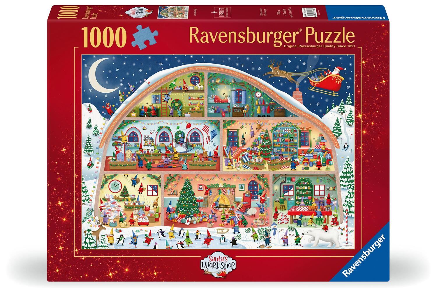 Cover: 4005555012689 | Ravensburger Werkstatt des Weihnachtsmanns 1000 Teile Puzzle | Stück