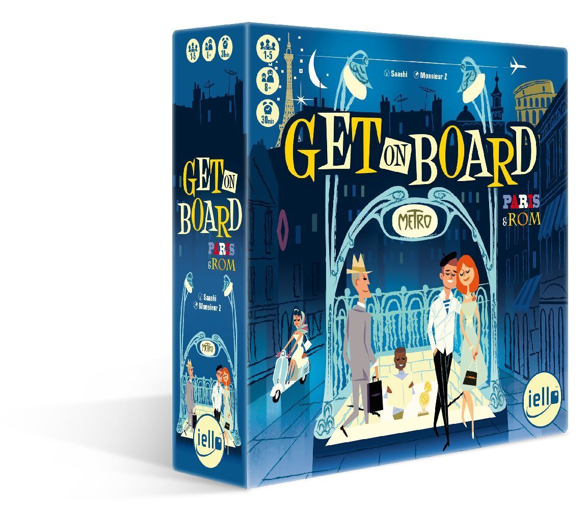 Cover: 3701551700933 | Get on Board - Paris &amp; Rom | Saashi | Spiel | In Spielebox | 700933