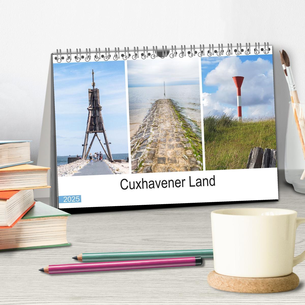 Bild: 9783435071272 | Cuxhavener Land (Tischkalender 2025 DIN A5 quer), CALVENDO...