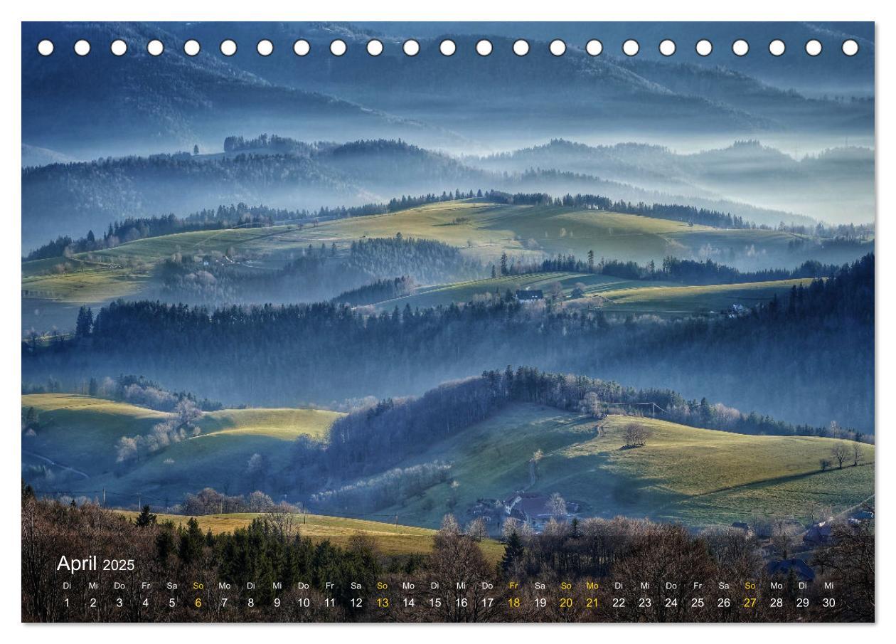 Bild: 9783457235546 | Faszination Schwarzwald (Tischkalender 2025 DIN A5 quer), CALVENDO...