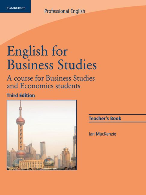 Cover: 9780521743426 | English for Business Studies Teacher's Book | Ian Mackenzie (u. a.)