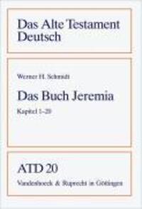 Cover: 9783525512432 | Das Buch Jeremia | Werner H Schmidt | Taschenbuch | 340 S. | Deutsch
