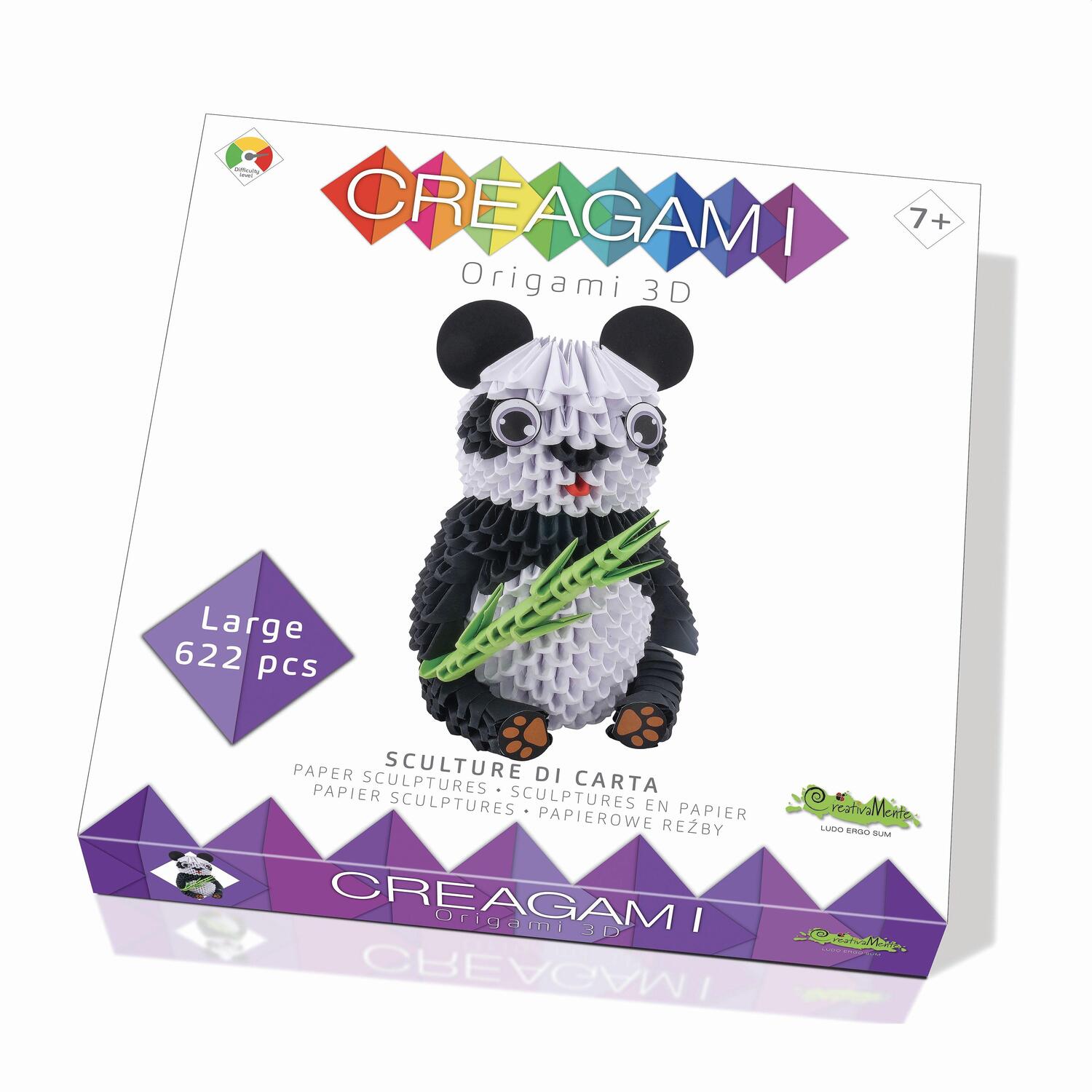 Cover: 8032591787345 | CREAGAMI - Origami 3D Panda 622 Teile | Creagami | Spiel | Deutsch