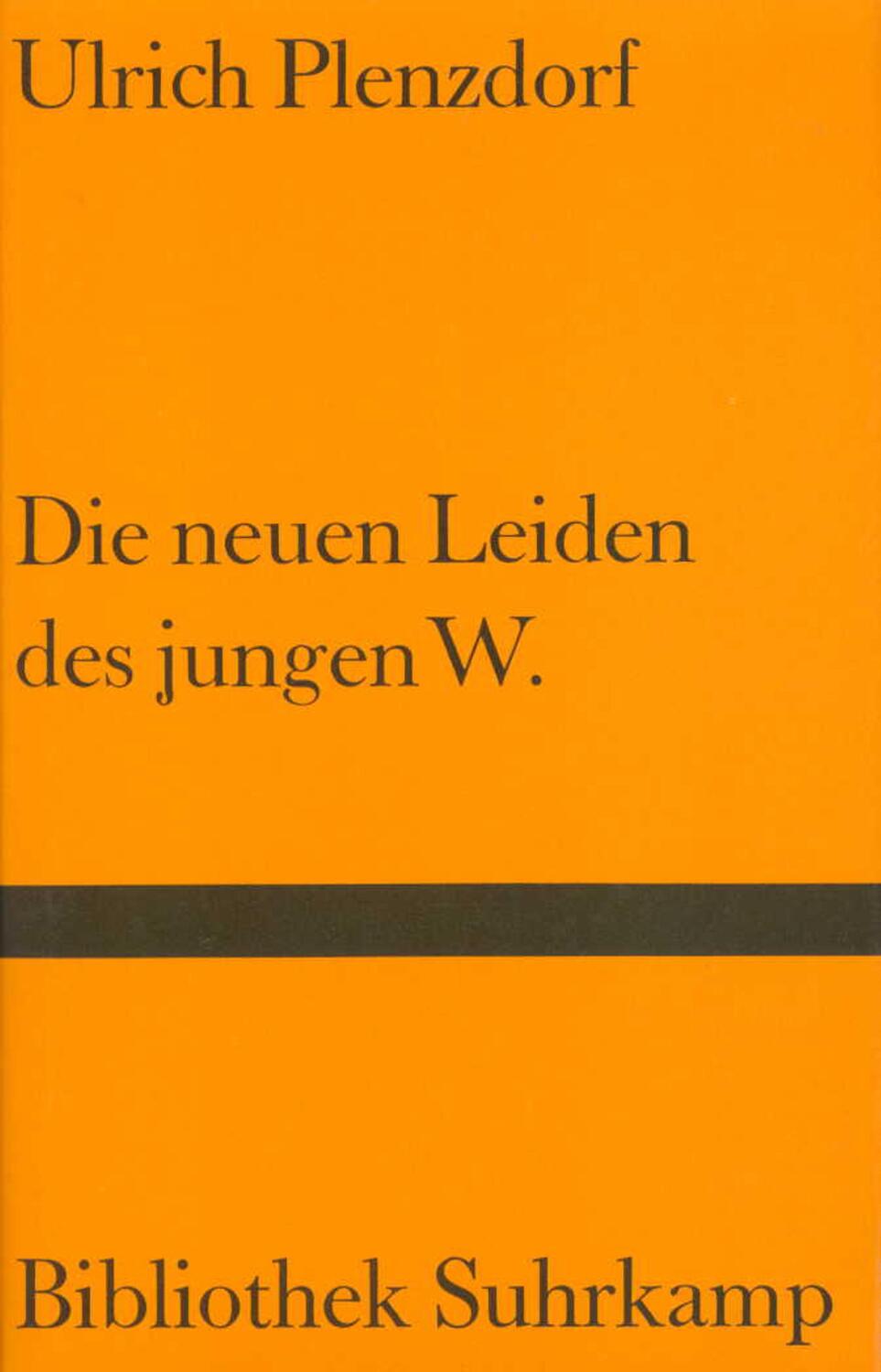 Cover: 9783518220283 | Die neuen Leiden des jungen W | Ulrich Plenzdorf | Buch | Deutsch