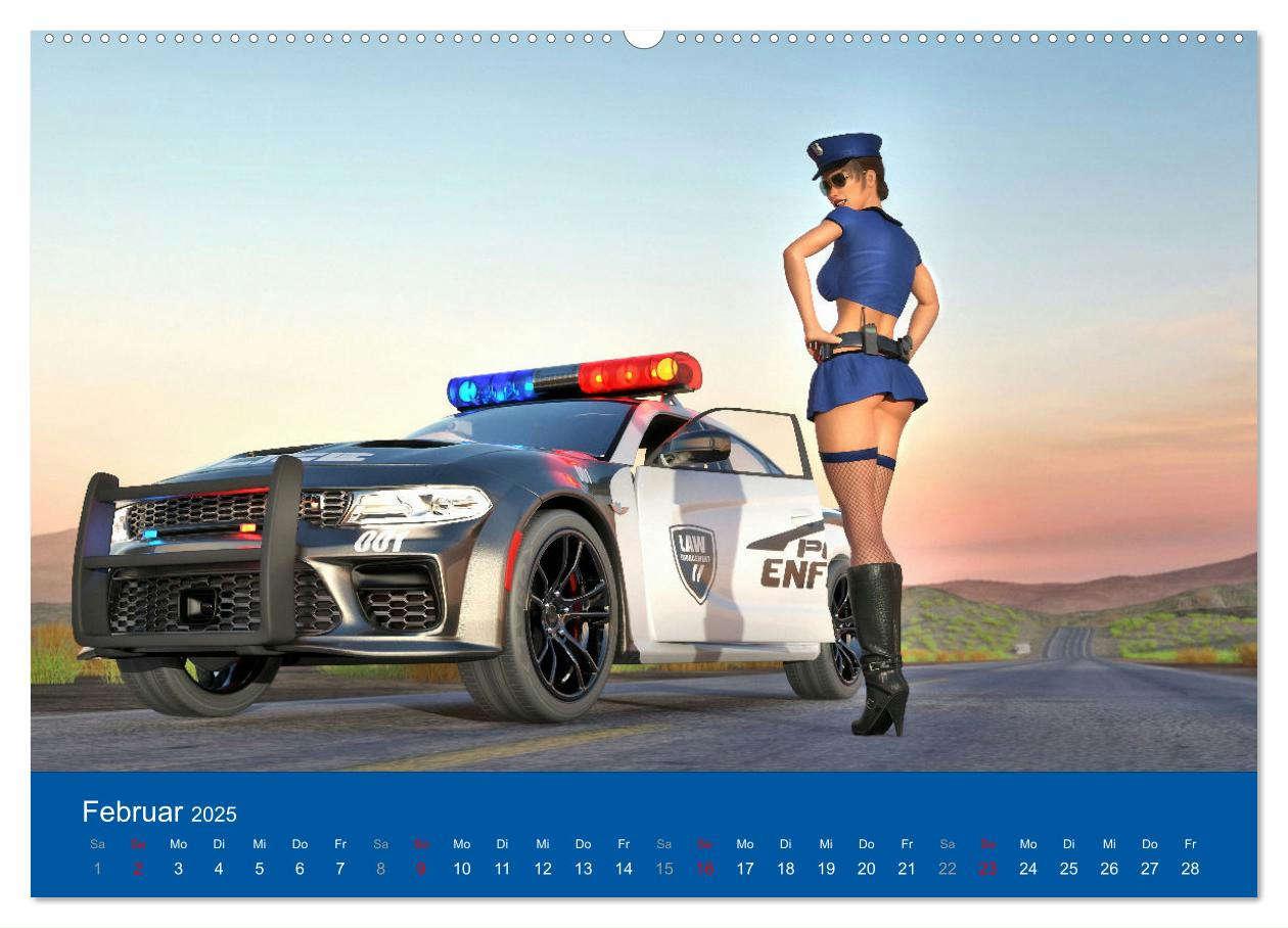 Bild: 9783435063802 | Freche Frauen und heiße Kisten (Wandkalender 2025 DIN A2 quer),...