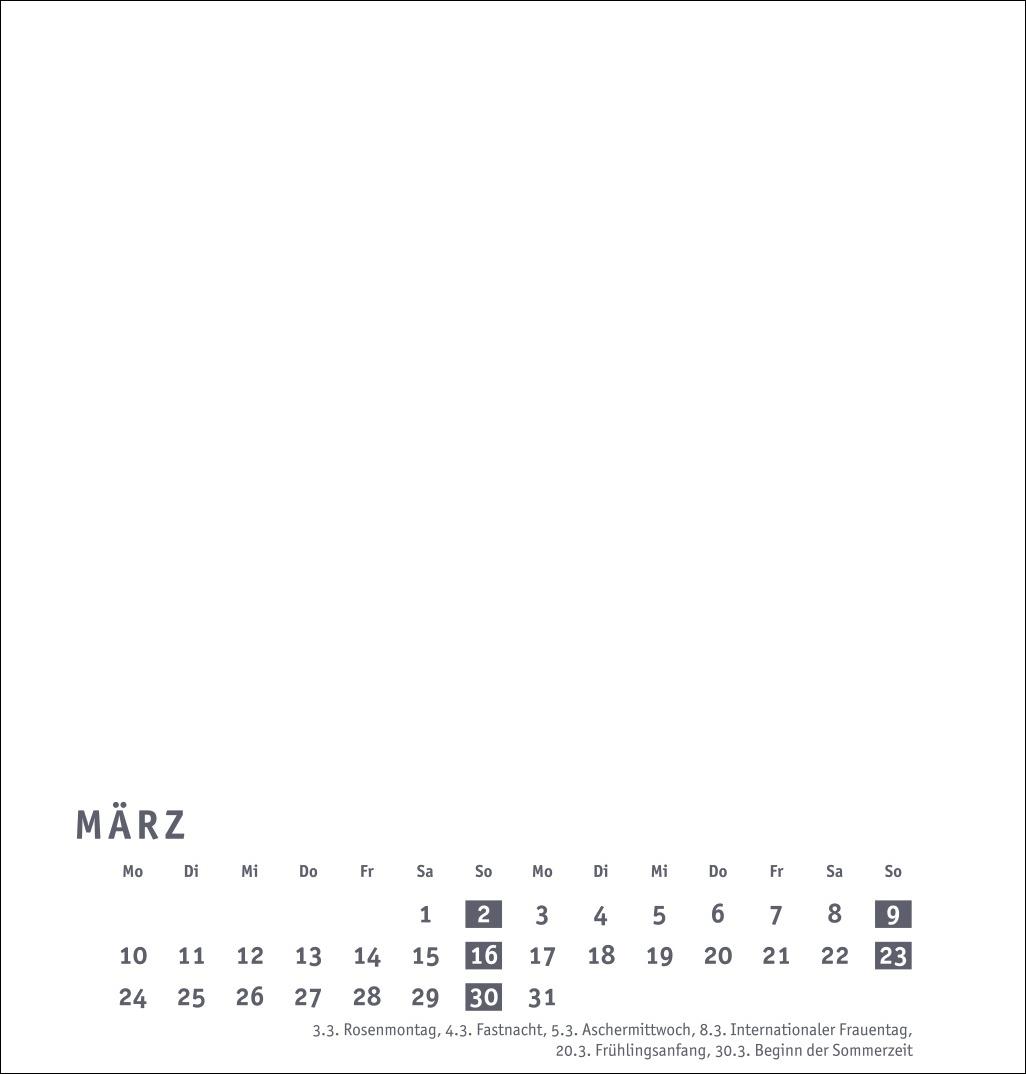 Bild: 9783756407842 | Premium-Bastelkalender weiß mittel 2025 | Kalender | Spiralbindung