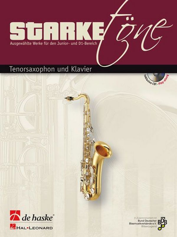 Cover: 9790035203330 | Starke Töne (+CD) für Tenorsaxophon und Klavier | Buch + CD | 2011