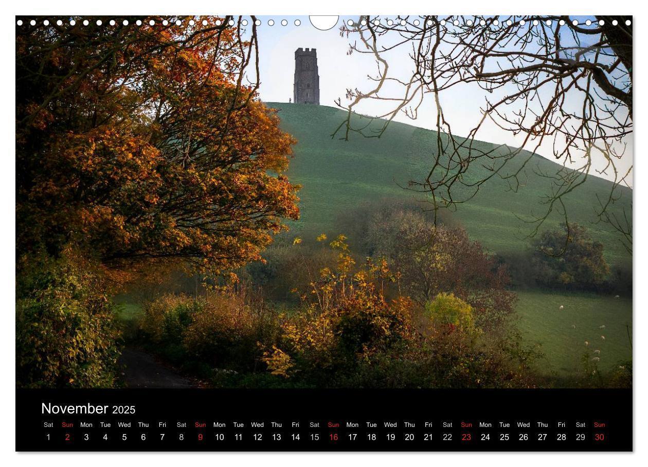 Bild: 9781325956449 | Glastonbury Tor (Wall Calendar 2025 DIN A3 landscape), CALVENDO 12...