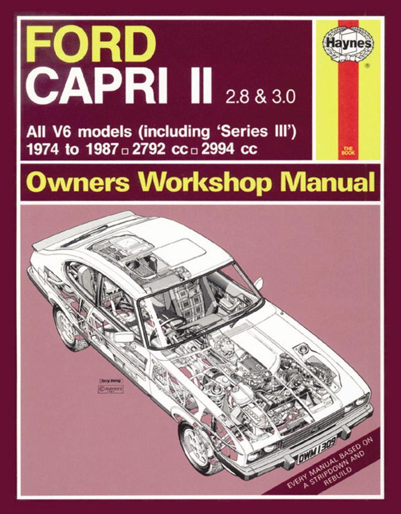 Cover: 9780857336941 | Ford Capri II (and III) 2.8 &amp; 3.0 V6 (74 - 87) Haynes Repair | Haynes