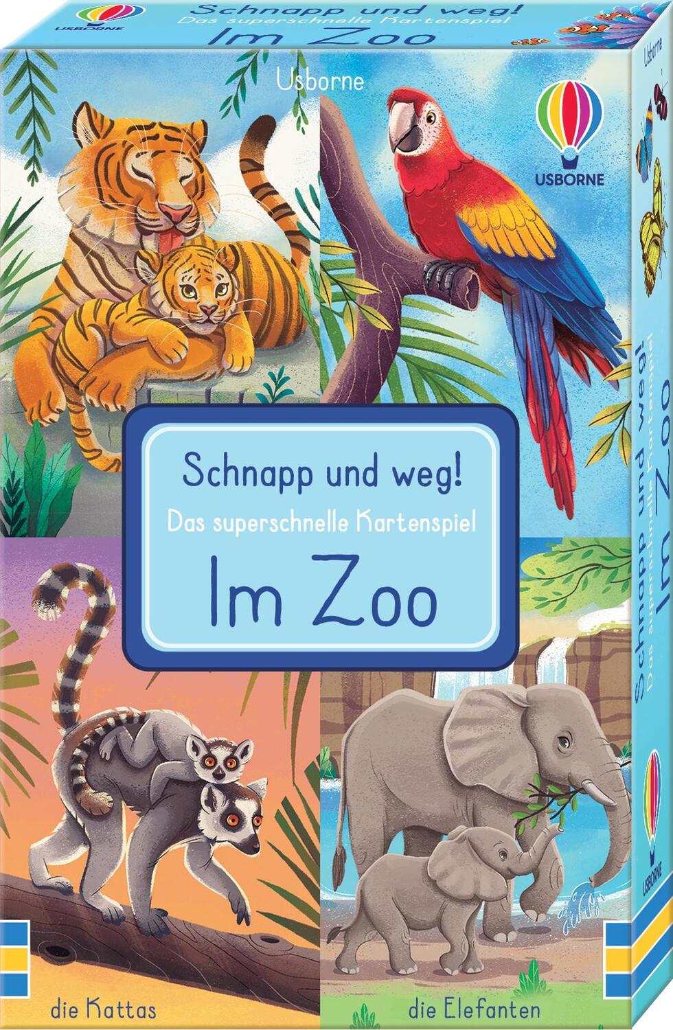 Cover: 9781035700424 | Schnapp und weg! Das superschnelle Kartenspiel: Im Zoo | Wheatley