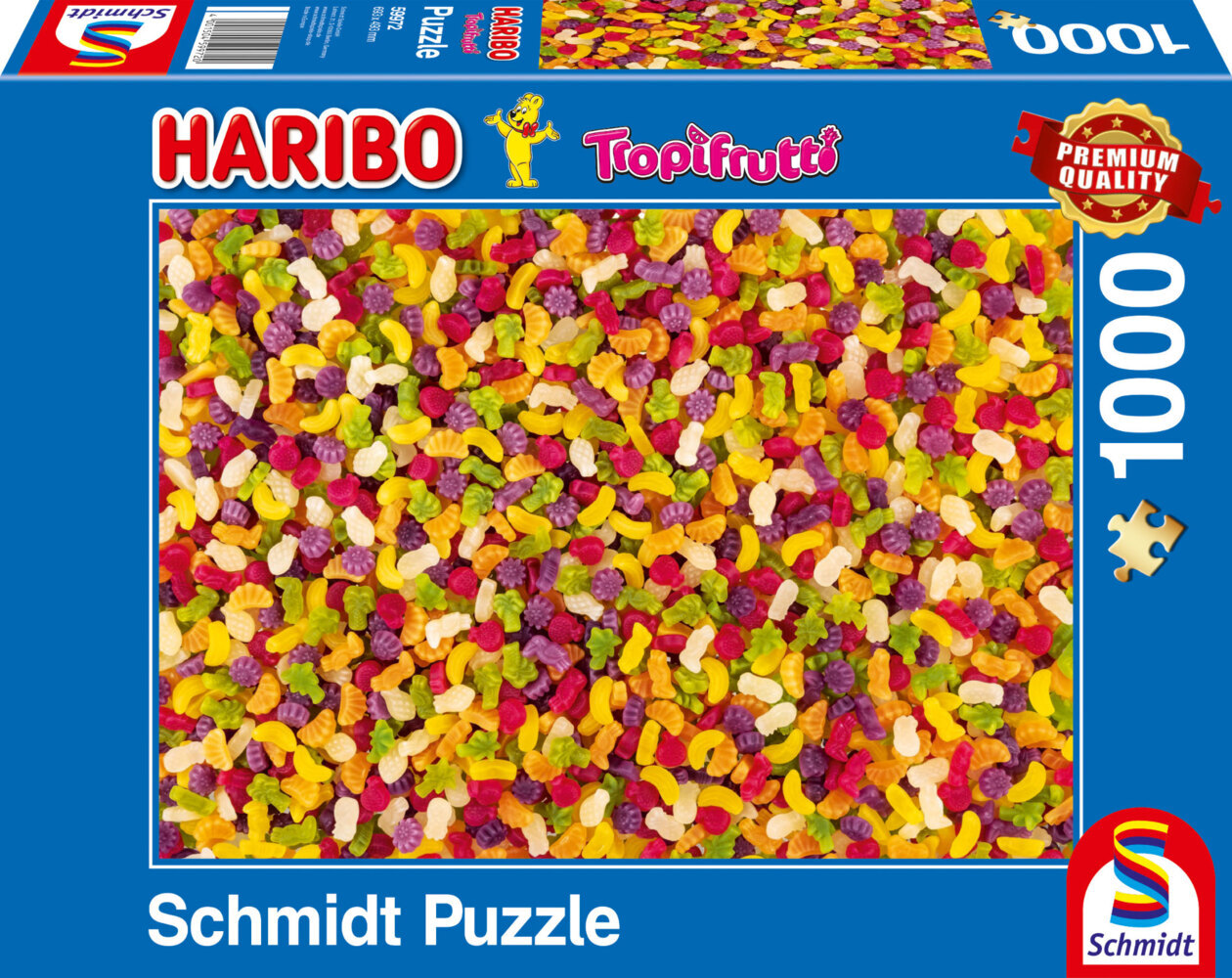 Cover: 4001504599720 | Tropifrutti (Puzzle) | Erwachsenenpuzzle Haribo 1.000 Teile | Spiel