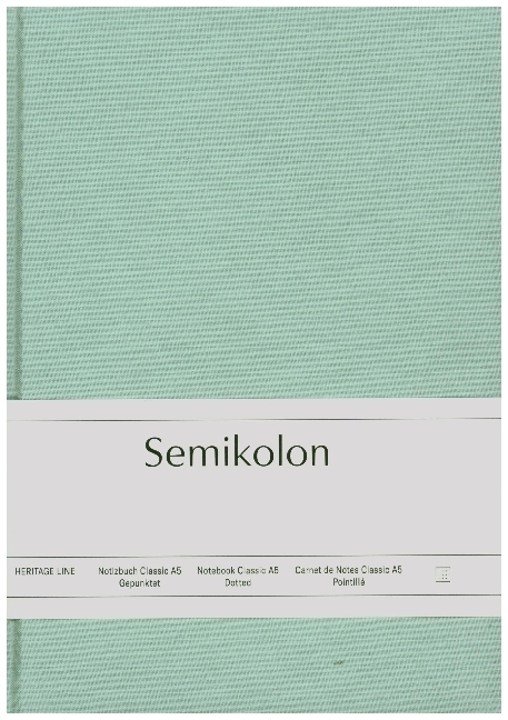 Cover: 4004117571688 | Semikolon Notizbuch Classic A5 dotted moss | Buch | Deutsch | 2021