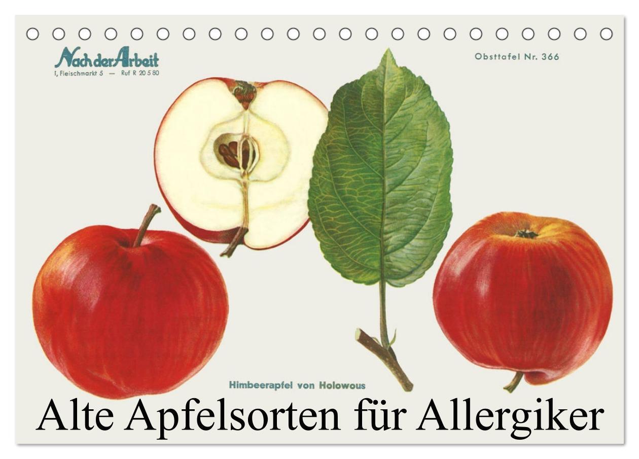 Cover: 9783675487819 | Alte Apfelsorten für Allergiker (Tischkalender 2024 DIN A5 quer),...