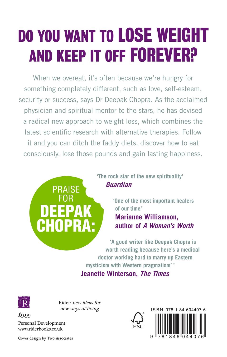 Rückseite: 9781846044076 | What Are You Hungry For? | Deepak Chopra | Taschenbuch | Englisch