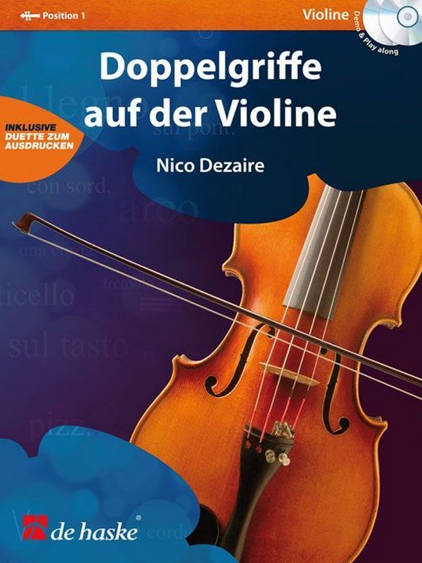 Cover: 9789043145565 | Doppelgriffe auf der Violine | Nico Dezaire | Buch + CD | 2012