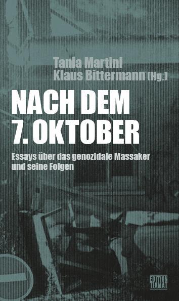 Cover: 9783893203161 | Nach dem 7. Oktober | Doron Rabinovici (u. a.) | Taschenbuch | 240 S.