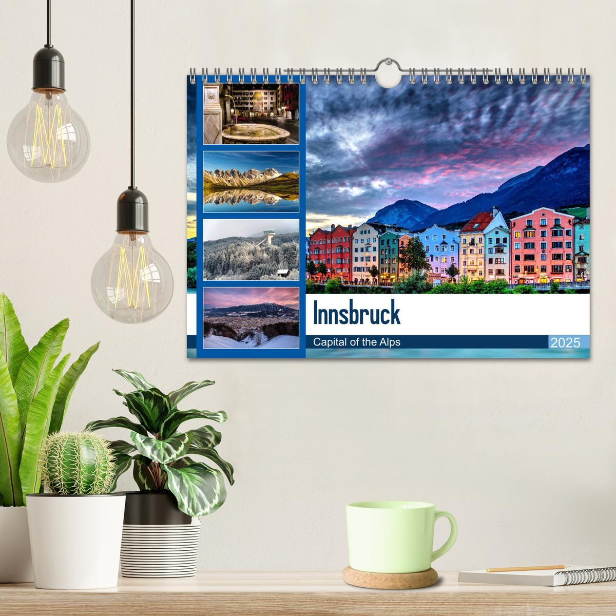 Bild: 9783435277384 | Innsbruck - Capital of the Alps (Wandkalender 2025 DIN A4 quer),...