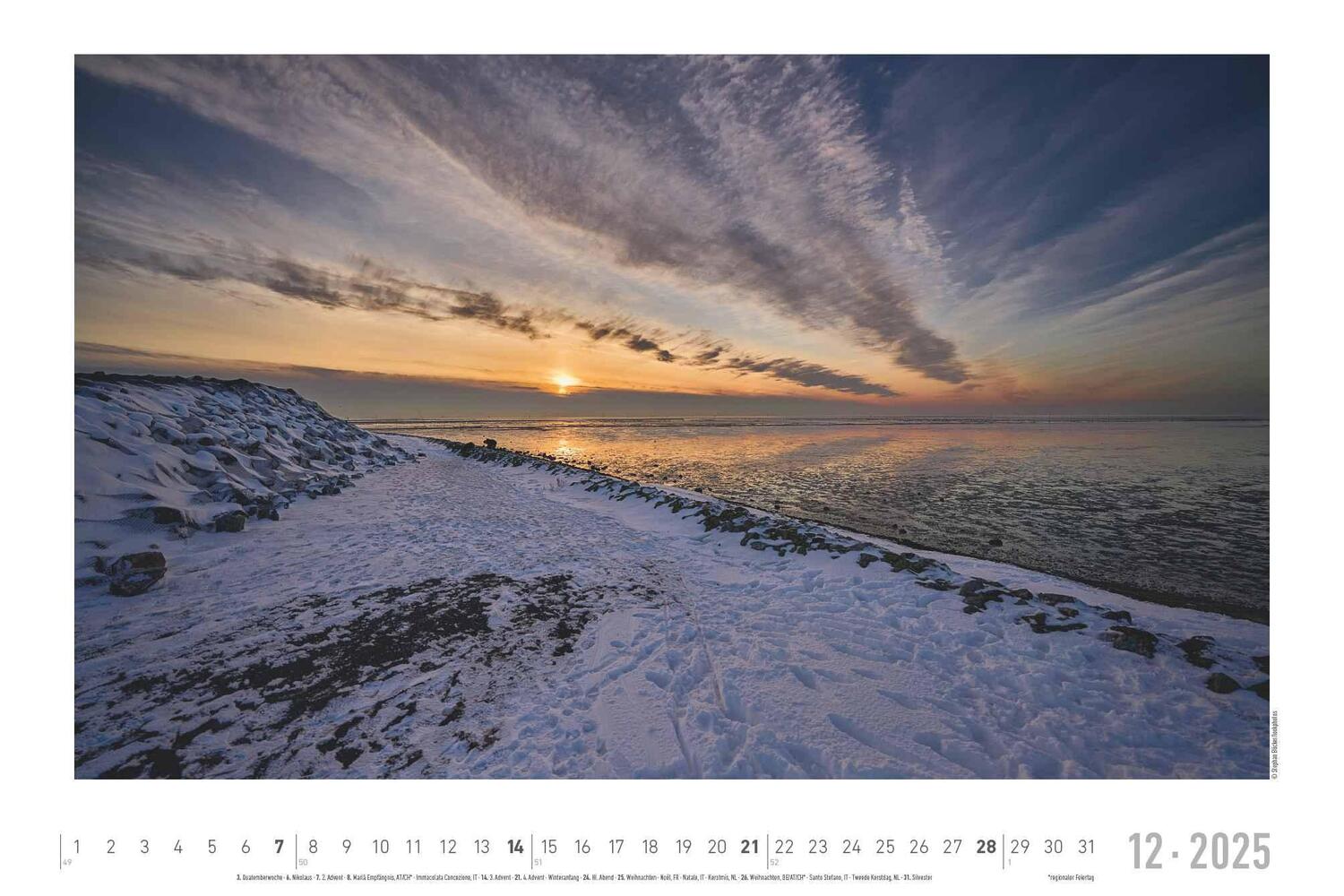 Bild: 4251732343392 | Seeblick 2025 - Bildkalender quer 49,5x33 cm - Sea View - die...