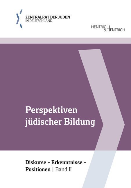 Cover: 9783955653583 | Perspektiven jüdischer Bildung. Bd.2 | Deutschland | Buch | 2019