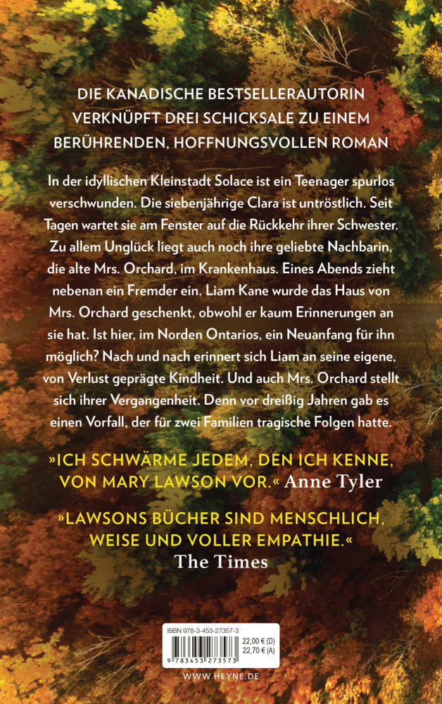 Bild: 9783453273573 | Im letzten Licht des Herbstes | Roman - Booker Prize Longlist 2021