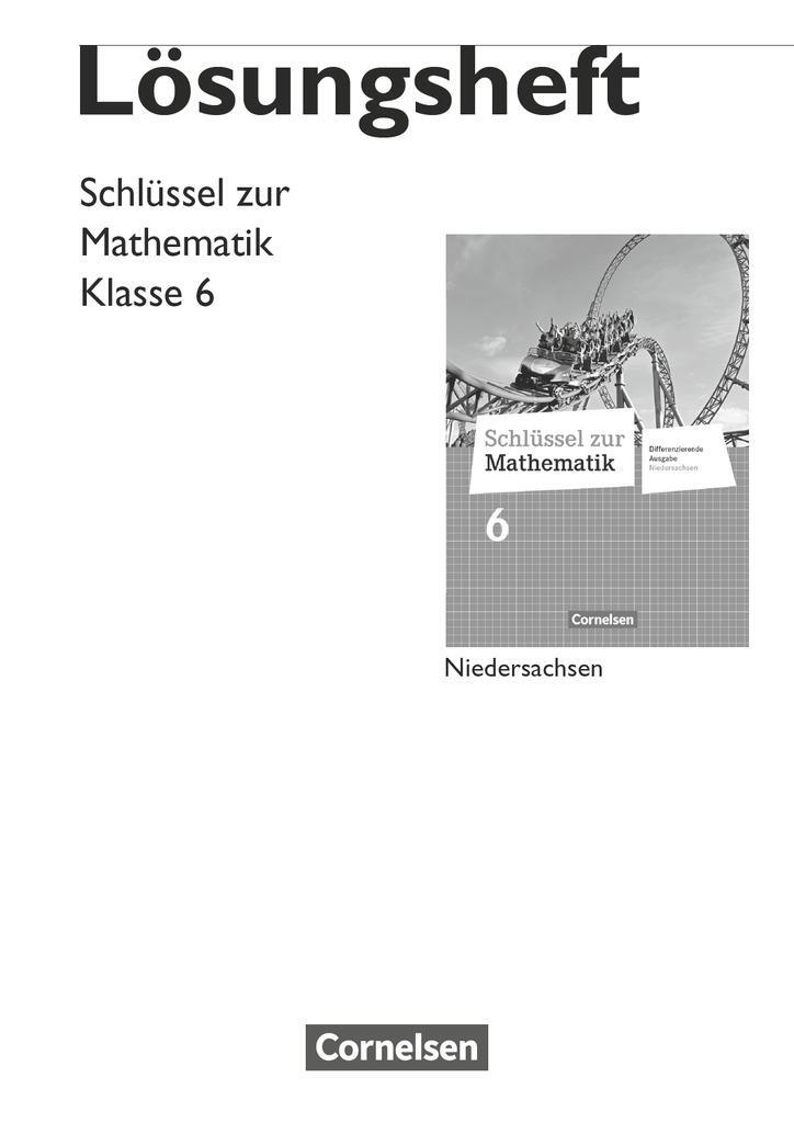 Cover: 9783060067695 | Schlüssel zur Mathematik 6. Schuljahr. Lösungen zum Schülerbuch....