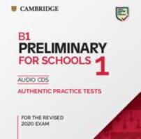 Cover: 9781108718370 | B1 Preliminary for Schools 1 for the Revised 2020 Exam Audio | CD
