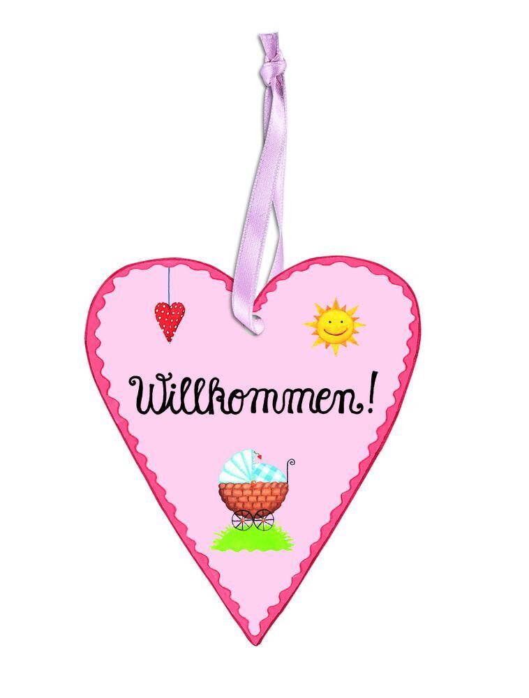 Bild: 9783815732649 | Baby-Schatzkästchen "Willkommen!" (rosa) | Aufbewahrungsbox | 1 S.